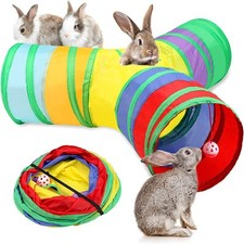 Rabbit Toys Tunnel Pet Toys Small Animal Activity Tunnels Tubes for Rabbits Pigs