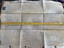 Vellum manuscript 1813 - vellum,