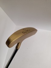 John Letters Guy Hunt Flange Brass Putter, Made In Scotland