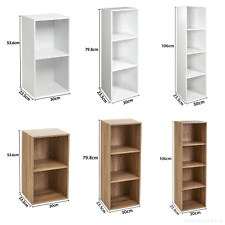 Spot on dealz®2/3/4 Tier Cube Storage Display Bookcase Wooden Cabinets Furniture