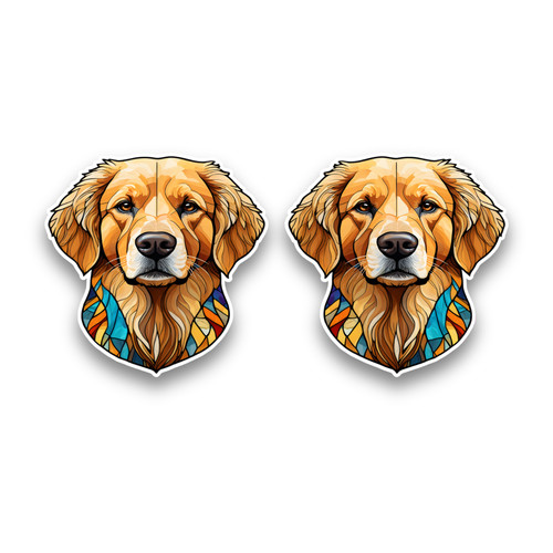 Small golden retriever dog - golden,