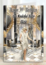 Personalised birthday card Art