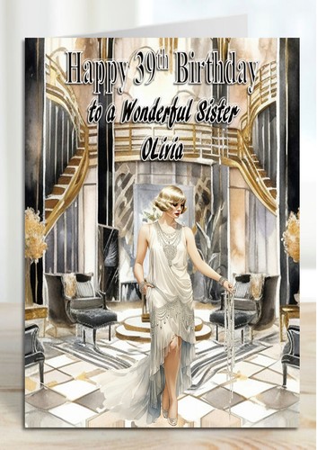 Personalised birthday card - , art