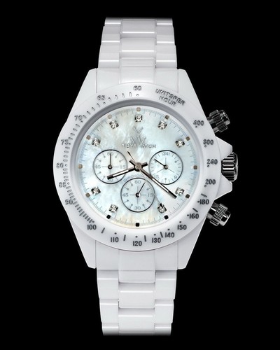 Toy watch fluo chrono white - toy,