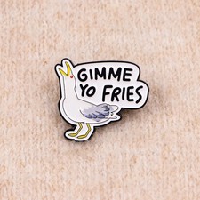 UK Stock Funny Seagull Fries