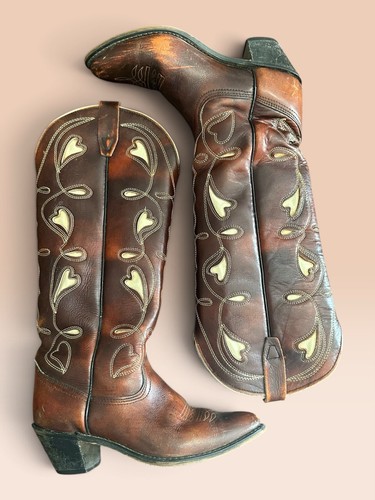 Wrangler hearts brown leather - brown,