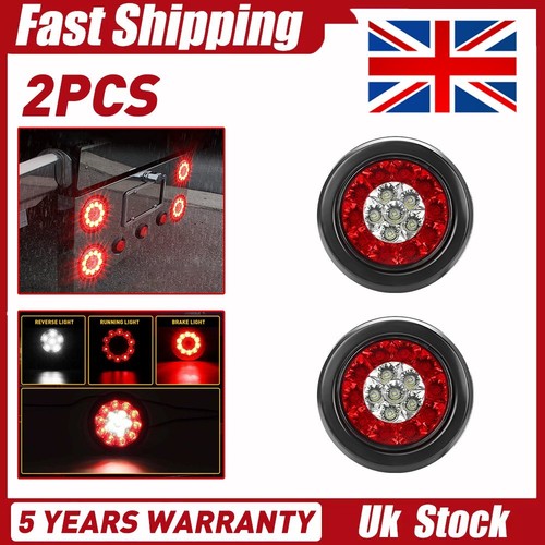 12v led rear round - rear, hamburger