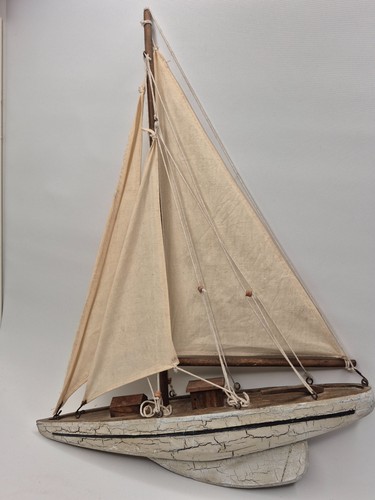 Vintage wooden model sailing - wooden,