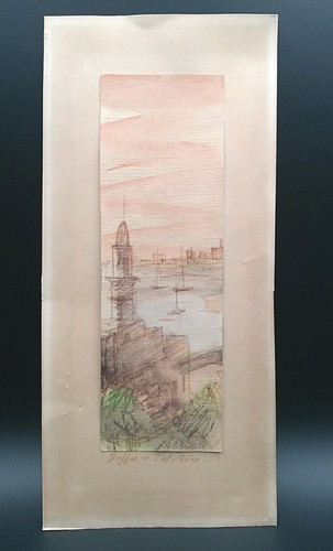 Painting vintage watercolor - painting,