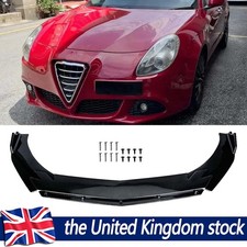 Universal Front Bumper Lip Spoiler Fit For Alfa Romeo Giulietta 940 2010-2020 #F