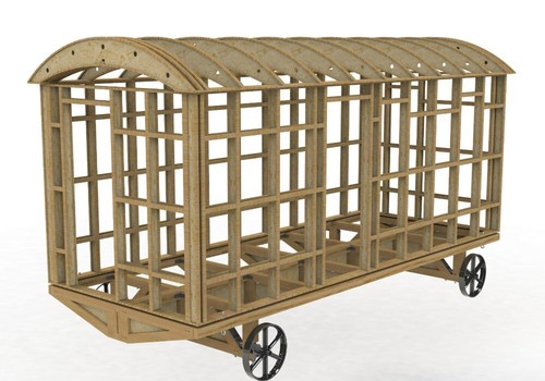 Diy shepherd hut - shepherd's, frame