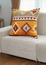 Orange Kilim Cushion Cover 60