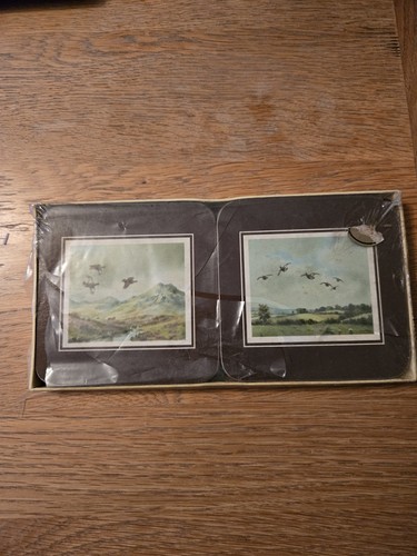 Vintage clover leaf coasters - leaf,