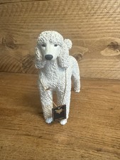 WHITE POODLE FIGURINE - RARE