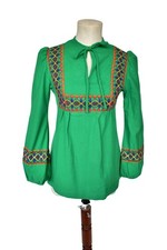 Micro Mini dress Vintage Dollyrockers 60s Dolly Mod green wool