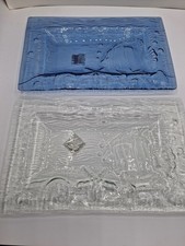 2 X New Large Glass Serving