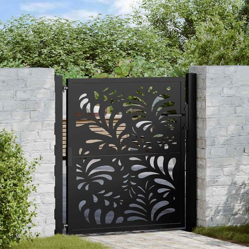Garden gate black - garden,