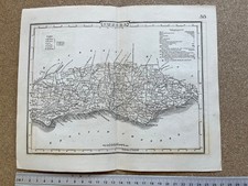 Sussex antique county map
