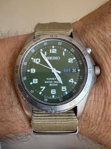 Seiko kinetic 5m43 - seiko,