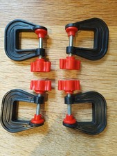 4 x mini G-clamps 25mm high