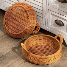 Imitation Rattan Fruit Basket