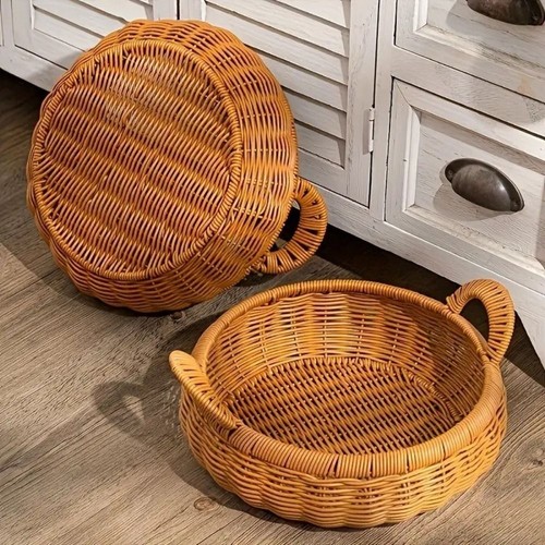 Imitation rattan fruit basket - rattan,