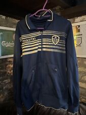 Leeds United Track Tracksuit Jacket Top Small S MACRON 
