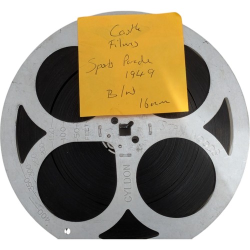 16mm movie sports - bw,