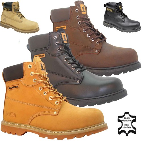 Mens leather safety - safety, boots