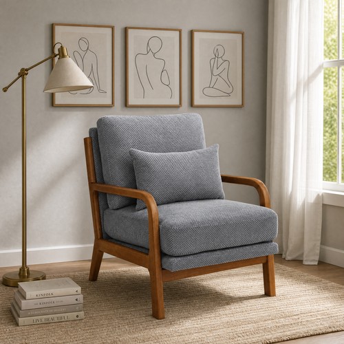 Mid century modern wooden - modern,