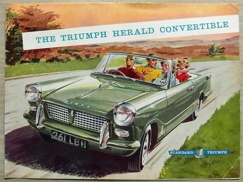 Triumph herald convertible car - herald,