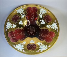 Vintage Ruby Red Murano Tre