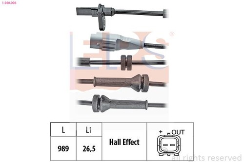 960 096 sensor wheel - wheel, speed