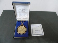 The Royal Mint Crown Of Crowns 1977 Silver Jubilee Coin/Medal 22ct Gold Plated