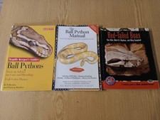 PET SNAKE CARE BOOKS. X3  SOFT