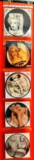 MADONNA PICTURE DISC COLLECTION 5 X UK  7" VINYL + FREE  DISPLAY / BACKING CARD