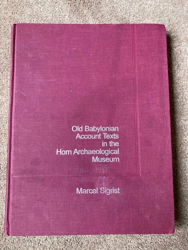 Old babylonian account texts - account,