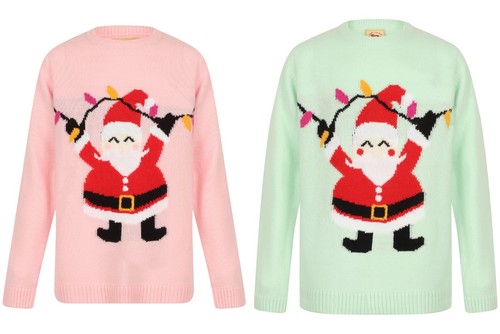 Merry christmas girls knitted - christmas,