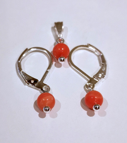 Pretty small 925 - small, coral