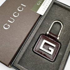 GUCCI Key ring chain Square G