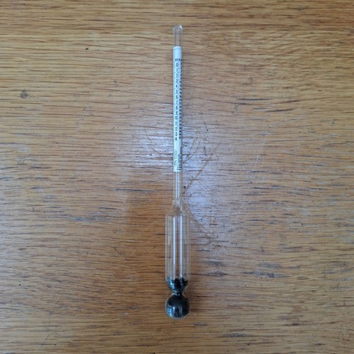Vintage glass hydrometer - glass,