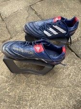 Adidas Predator blue, white, and red football stud boots X champions league UK 9