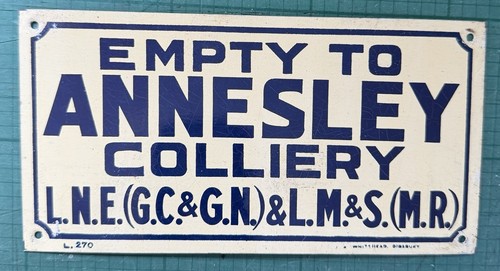 Coal wagon return plate - coal,