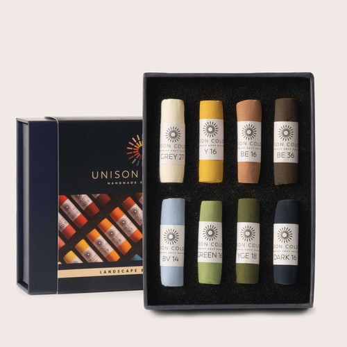 Unison pastel landscape - pastel,