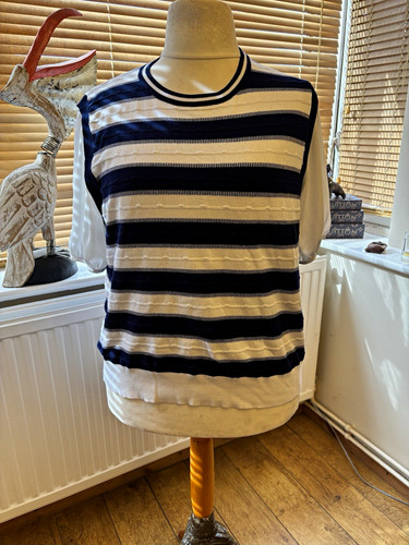 Paramour navy white - paramour, striped
