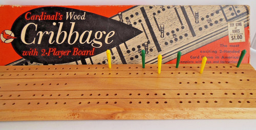 Cribbage board game wood - cribbage,