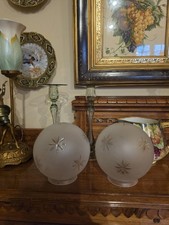 Early Antique Frosted Glass