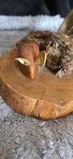 Driftwood Art Mouse Next to Log Home Decor Ornament
