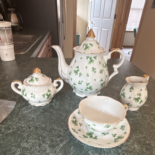 Lefton china clover porcelain - lefton,