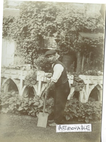 Vintage old photo man - old,